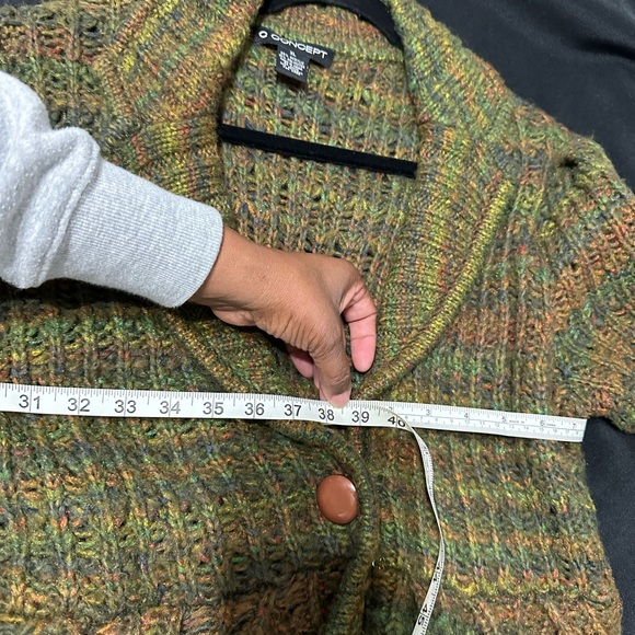 Cable Knit Cardigan Sweater - Picture 11 of 12